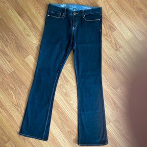 Gap 1969 Sexy Boot vintage denim dark wash size 32 extra long